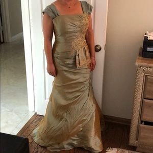 Mother of Bride dress- green dress